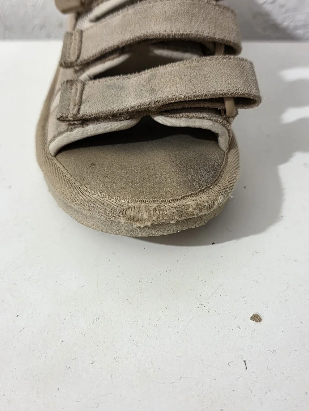 UGG Girls Goldencoast Multi Strap Suede Slingback Sandals Size 13